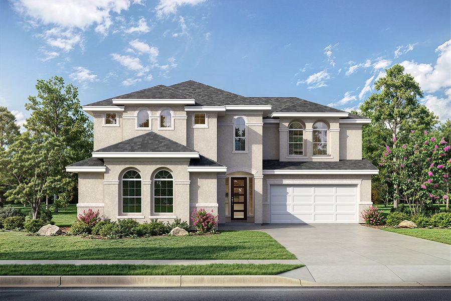 Representative exterior photo of a completed home built from the Middleton by Landon Homes in Lexington Frisco, Frisco, TX (Image 23).