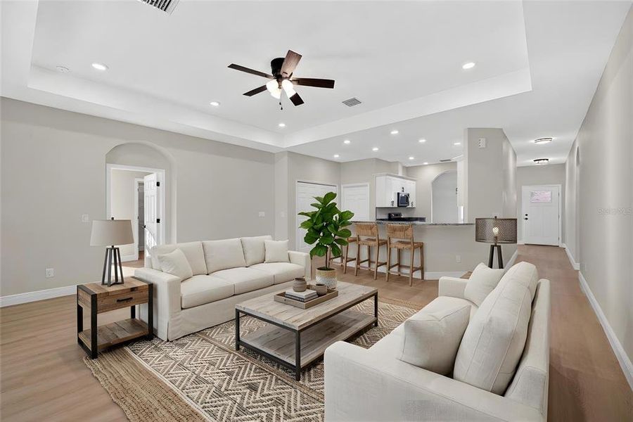 Furnished interior view inside a new home in , Pinellas Park (Image 7).
