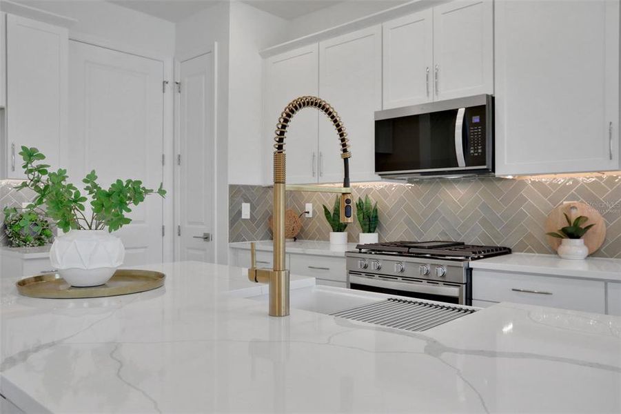 Close-up of interior finishes inside a home in Bungalow Walk at Lakewood Ranch, Sarasota (Image 14).