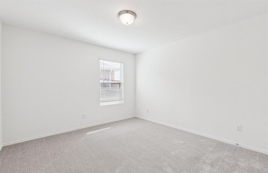 Comfortable secondary bedroom with generous closet space Comfortable secondary bedroom with generous closet space