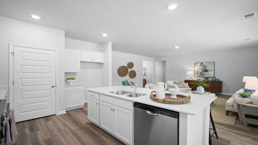 Furnished interior view inside a new home in Fernhill Farms, Statesboro (Image 17).