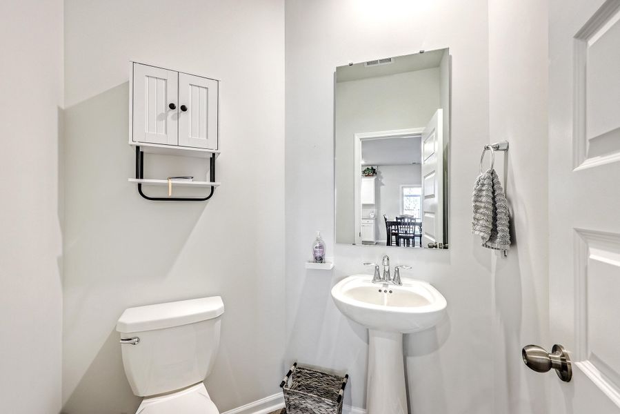 Furnished interior view inside a new home in Limehouse Village: Arbor Series, Summerville (Image 28). Furnished interior view inside a new home in Limehouse Village: Arbor Series, Summerville (Image 28).