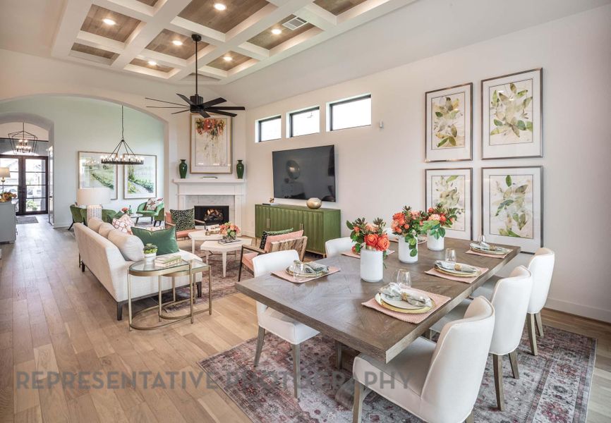 Furnished interior view inside a new home in Parten, Austin (Image 29).