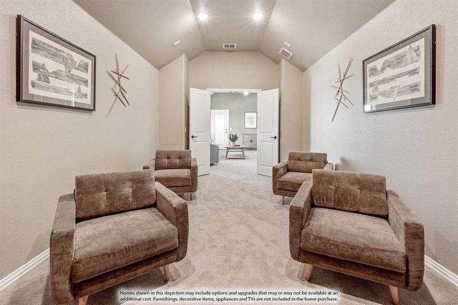 Furnished interior view inside a new home in Hayes Crossing, Midlothian (Image 12).