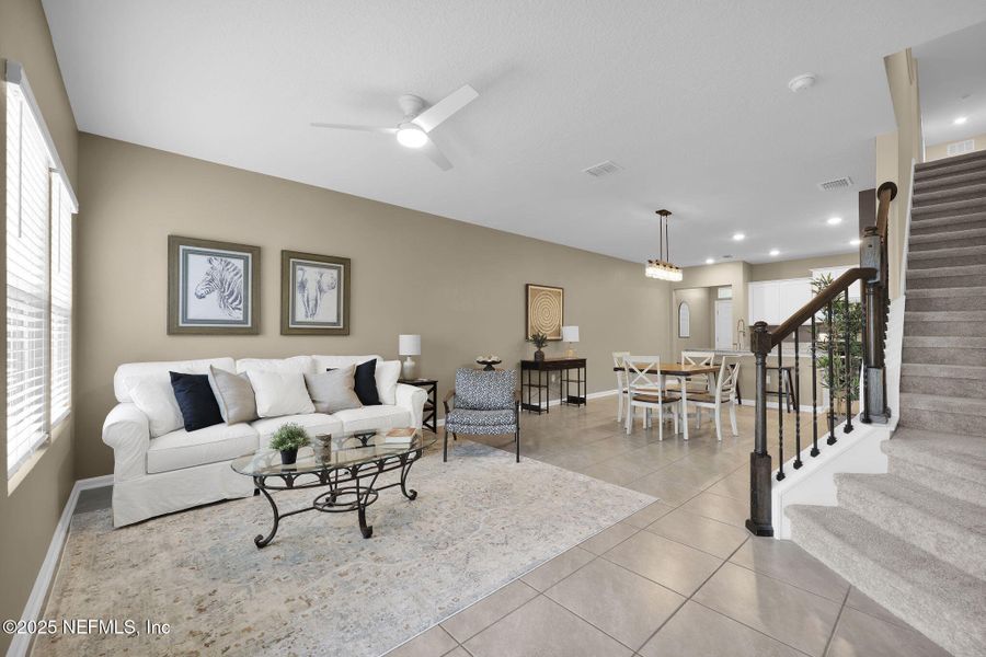 Furnished interior view inside a new home in , St. Augustine (Image 9). Furnished interior view inside a new home in , St. Augustine (Image 9).