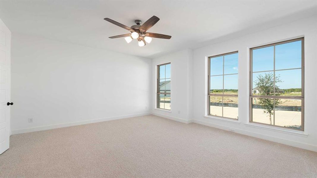 Spacious, unfurnished interior of a new home in The Heights At Uptown Celina 45', Celina (Image 19). Spacious, unfurnished interior of a new home in The Heights At Uptown Celina 45', Celina (Image 19).