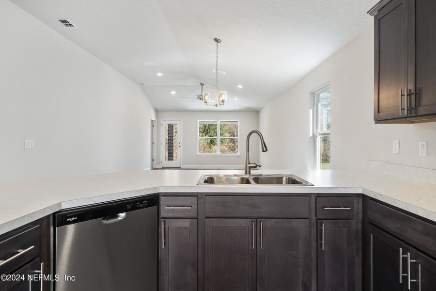 Furnished interior view inside a new home in Summerglen, Jacksonville (Image 5).