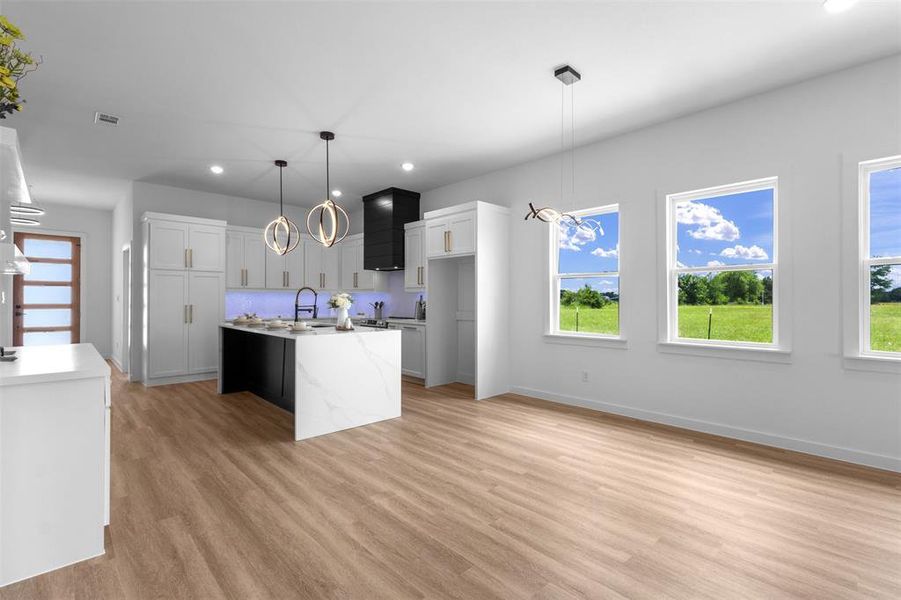 Furnished interior view inside a new home in , Quinlan (Image 11).