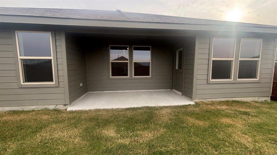 Patio - All Home and community information, including pricing, included features, terms, availability and amenities, are subject to change at any time without notice or obligation. All Drawings, pictures, photographs, video, square footages, floor plans, elevations, features, colors and sizes are approximate for illustration purposes only and will vary from the homes as built.