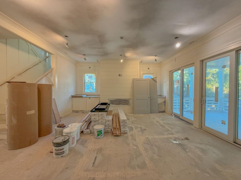 In-progress construction of a new home in , Isle Of Palms, SC (Image 49).