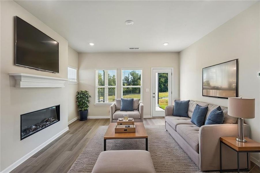 Furnished interior view inside a new home in Hemingway - Reserve Series, Cumming (Image 12).