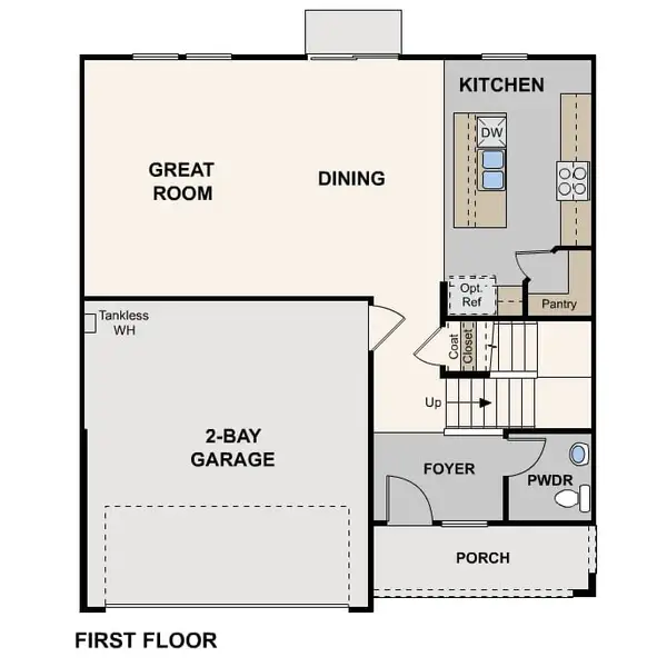 2D floor plan layout of this home in , Katy, TX (Image 3).