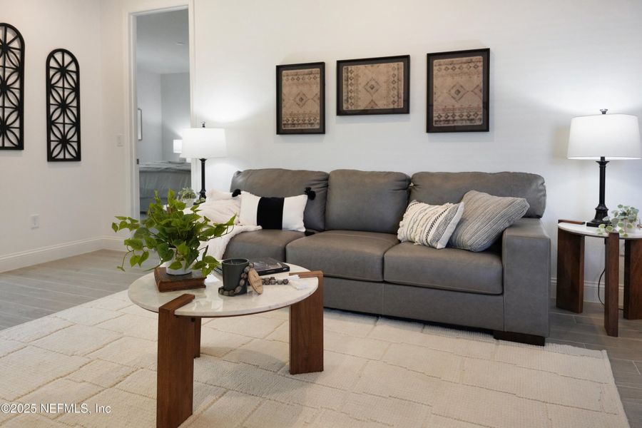 Furnished interior view inside a new home in Stillwater | Active Adult 55+: Stillwater (40s) - Royal Collection, St. Johns (Image 4). Furnished interior view inside a new home in Stillwater | Active Adult 55+: Stillwater (40s) - Royal Collection, St. Johns (Image 4).