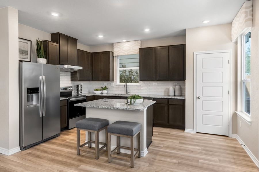 Representative furnished interior of a home built from the 2086 Modeled by KB Home in Nagel Crossing, San Antonio (Image 9).