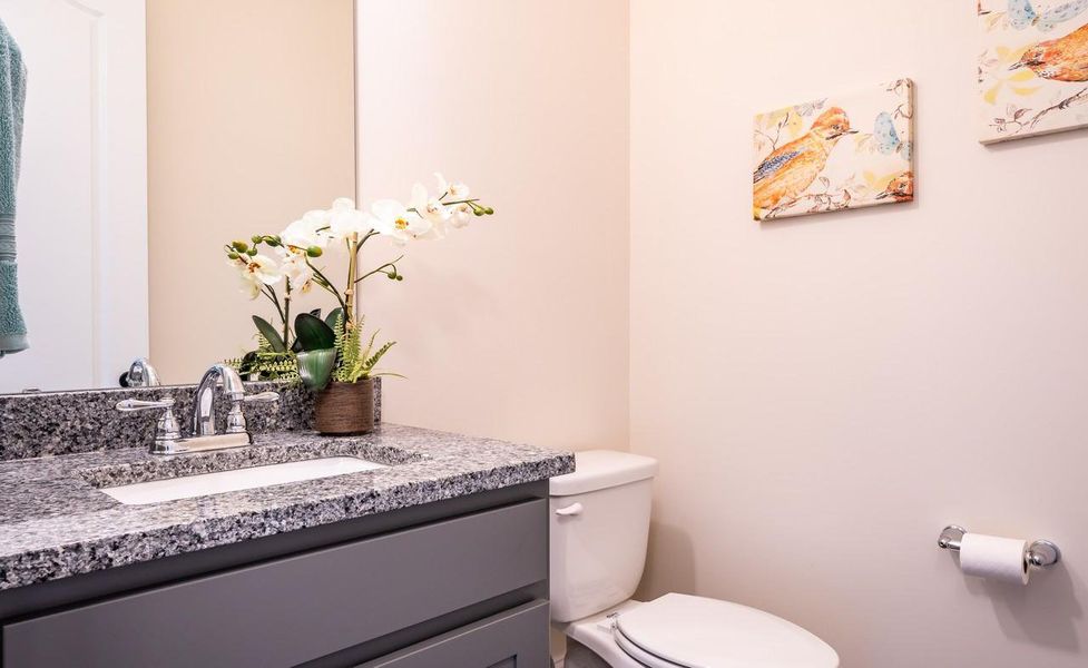 Representative interior finishes for a home built from the Columbia by Greybrook Homes in Shepherds Trace, Clover (Image 38).