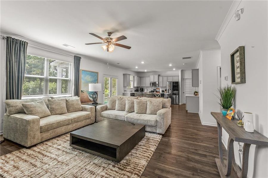 Furnished interior view inside a new home in Independence, Loganville (Image 10).