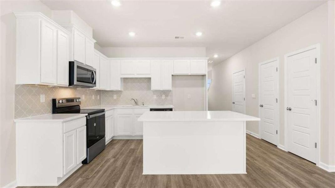 Furnished interior view inside a new home in The Gables at Agricultural Village, Perry (Image 33).