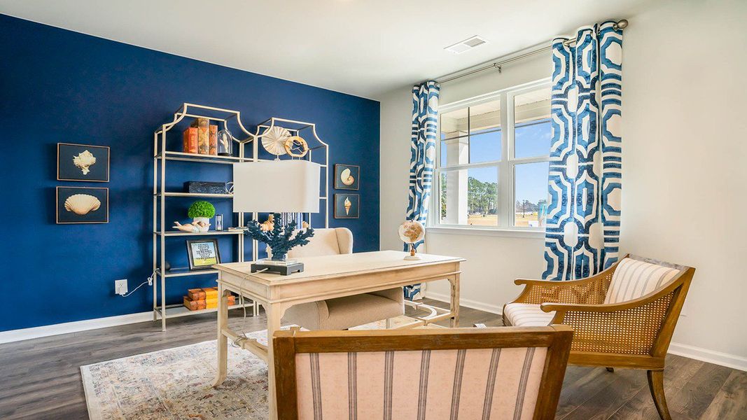 Representative furnished interior of a home built from the Galen by D.R. Horton in Cobblestone Village, Savannah (Image 13).