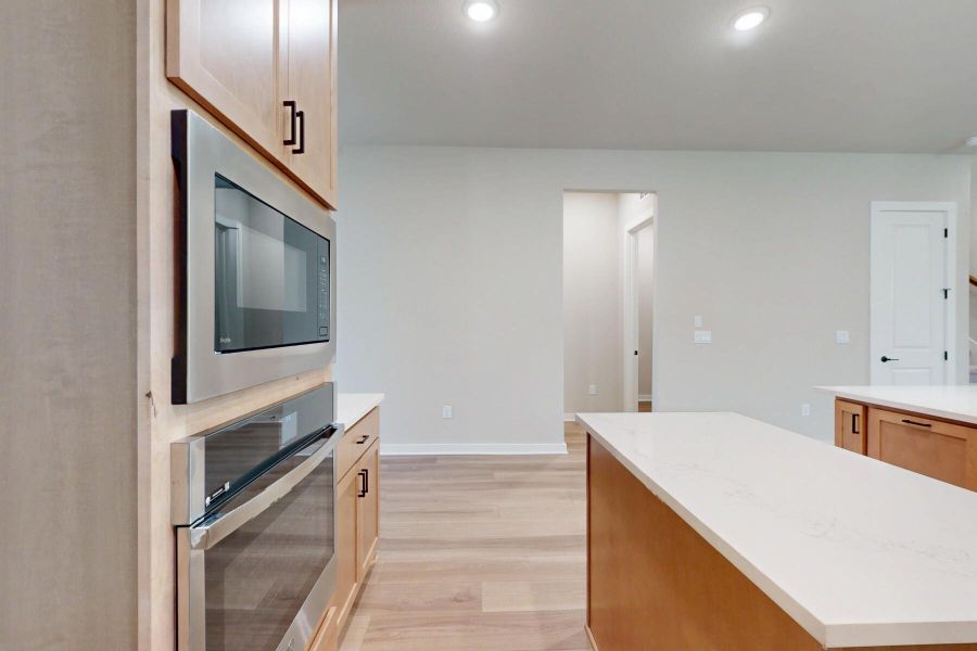 Furnished interior view inside a new home in Edgewood, Leander (Image 11). Furnished interior view inside a new home in Edgewood, Leander (Image 11).