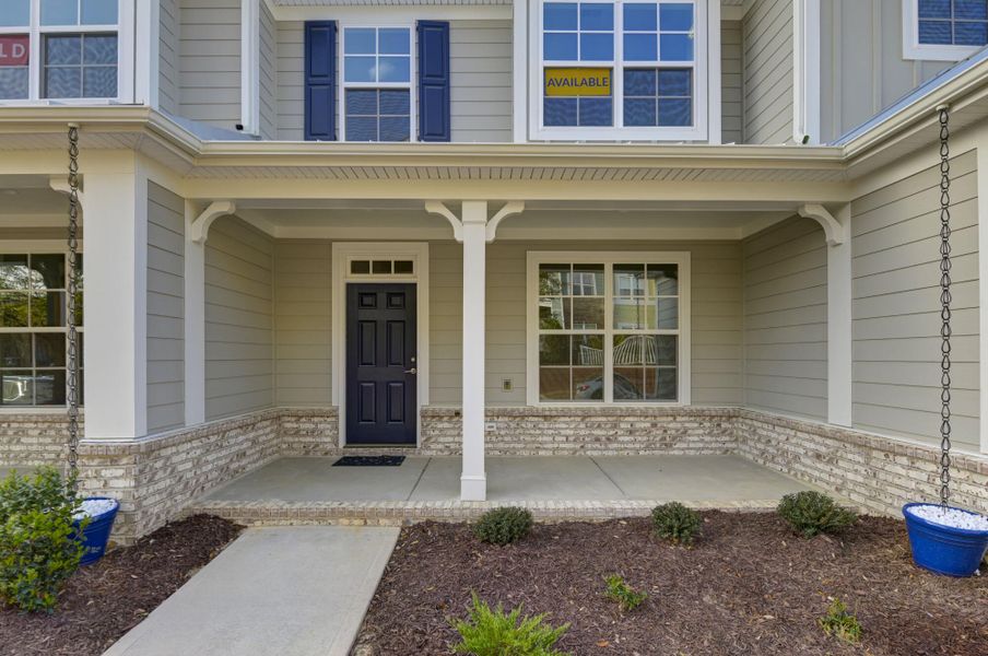 Exterior details and patio area of a home in Lake Carolina Townhomes, Columbia (Image 26).