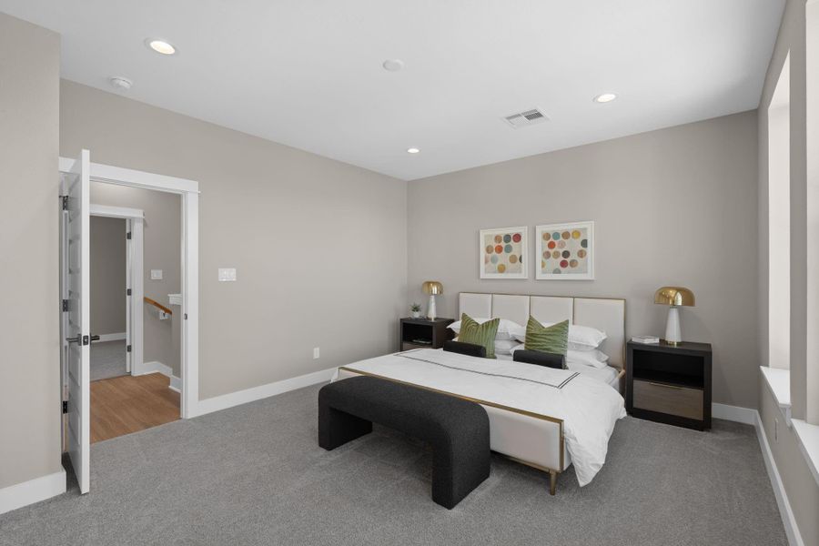 Furnished interior view inside a new home in , Houston (Image 32). Furnished interior view inside a new home in , Houston (Image 32).