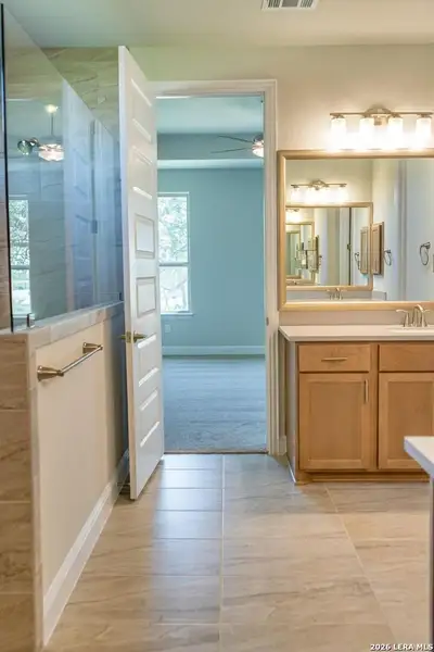 Furnished interior view inside a new home in Annabelle Ranch, San Antonio (Image 6).