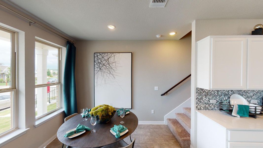 Furnished interior view inside a new home in Easton Park, Austin (Image 6).