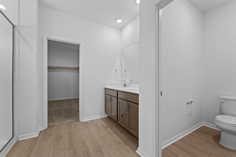 Furnished interior view inside a new home in Palomino, Manor (Image 13).