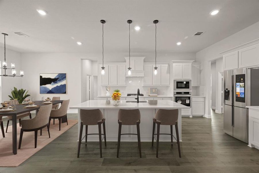 Furnished interior view inside a new home in Kentsdale Farms, DeSoto (Image 6).