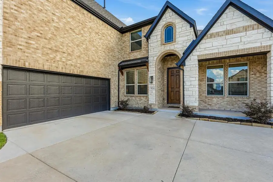 Gorgeous front entry with covered porch