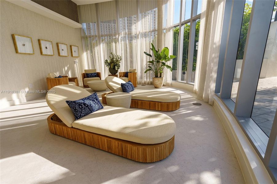 Furnished interior view inside a new home in Aria Reserve, Miami (Image 7).