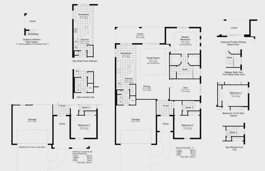 2D floor plan layout for the Eventide 4 by Neal Communities in SkySail, Naples, FL (Image 4).
