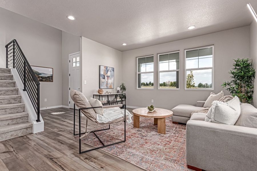 Furnished interior view inside a new home in Arras Park, Thornton (Image 7). Furnished interior view inside a new home in Arras Park, Thornton (Image 7).