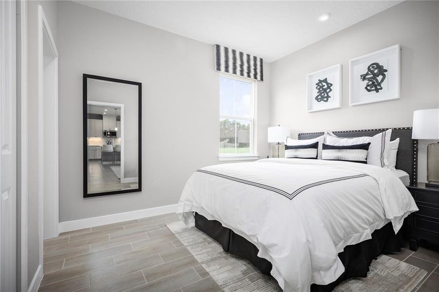 Furnished interior view inside a new home in The Palms at Venetian Bay, New Smyrna Beach (Image 12). Furnished interior view inside a new home in The Palms at Venetian Bay, New Smyrna Beach (Image 12).