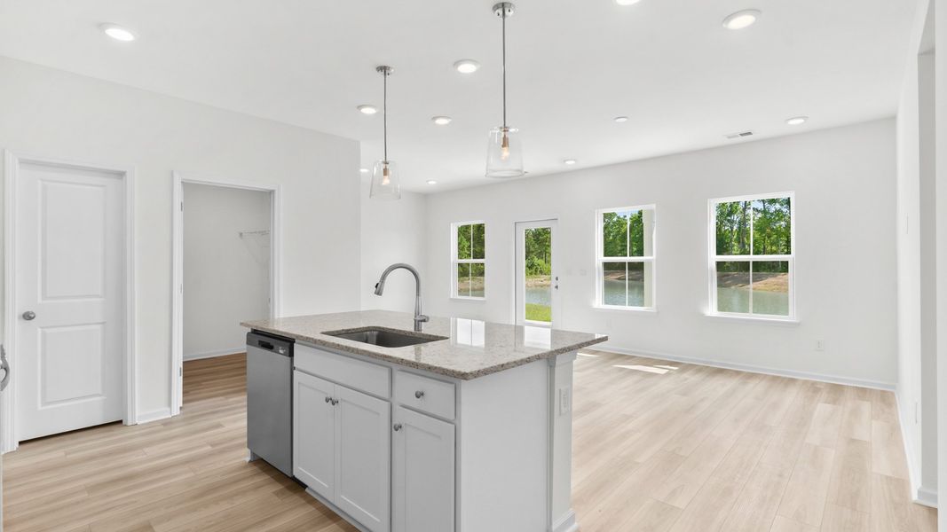 Representative furnished interior of a home built from the Boynton III by DRB Homes in Bluffs at Sun Colony, Longs (Image 7).