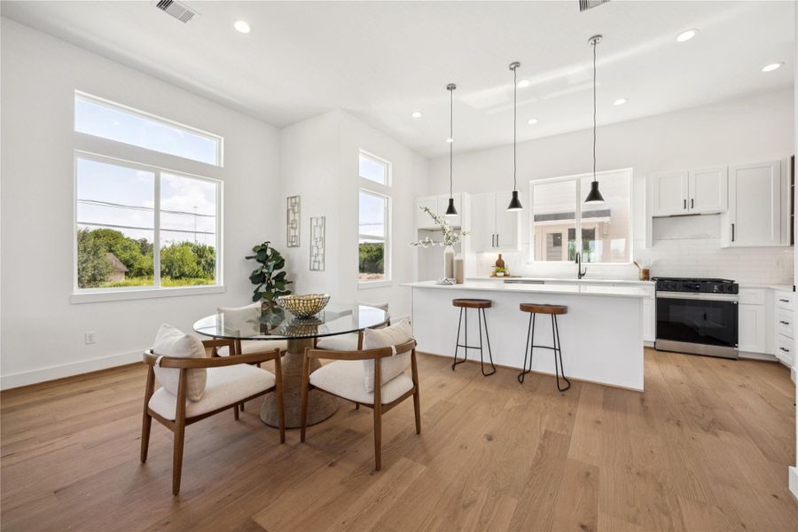 Furnished interior view inside a new home in , Houston (Image 7).