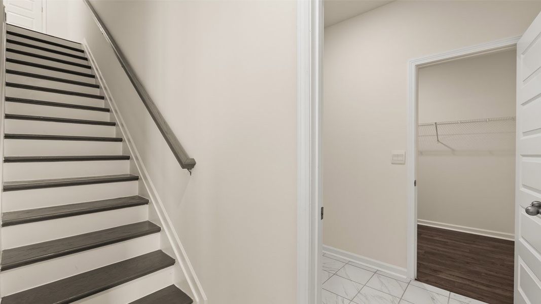 Representative unfurnished interior of a home built from the Marlene by D.R. Horton in The Gates at Pates Creek, Hampton (Image 35).