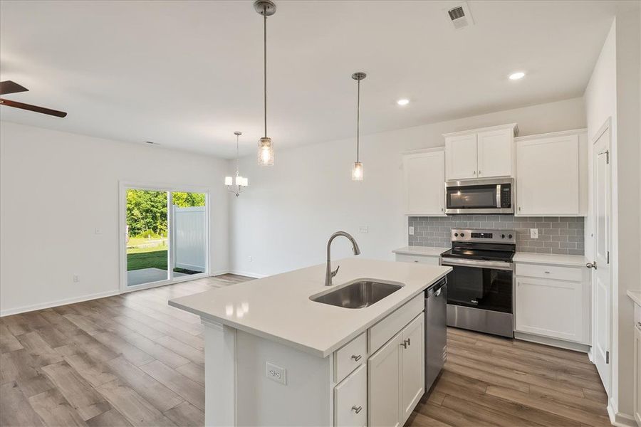 Furnished interior view inside a new home in Meece Townhomes, Easley (Image 3).
