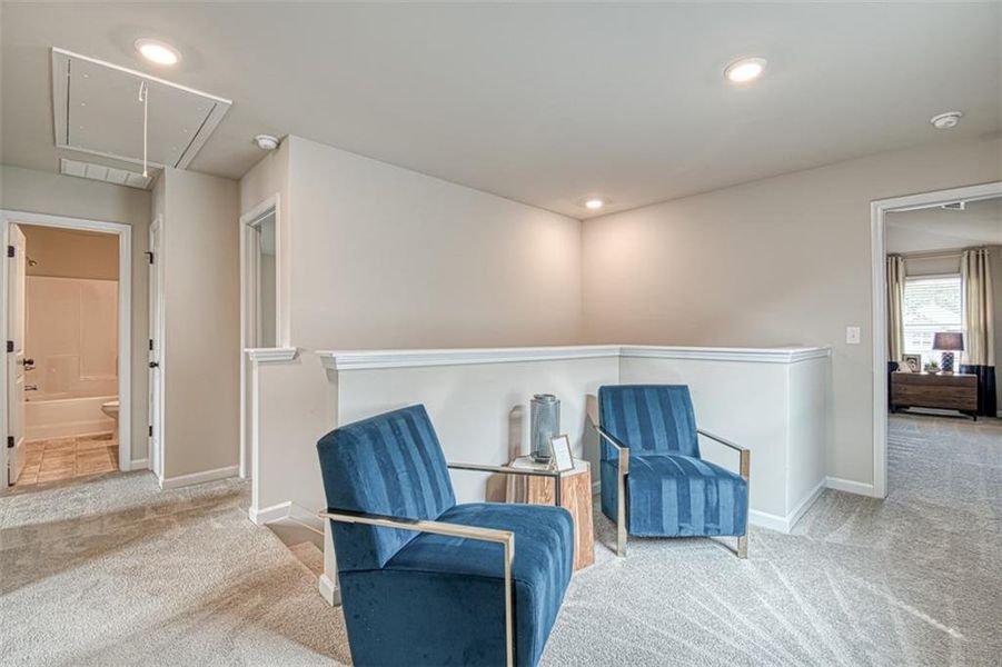 Furnished interior view inside a new home in Towne Center, Hampton (Image 13).