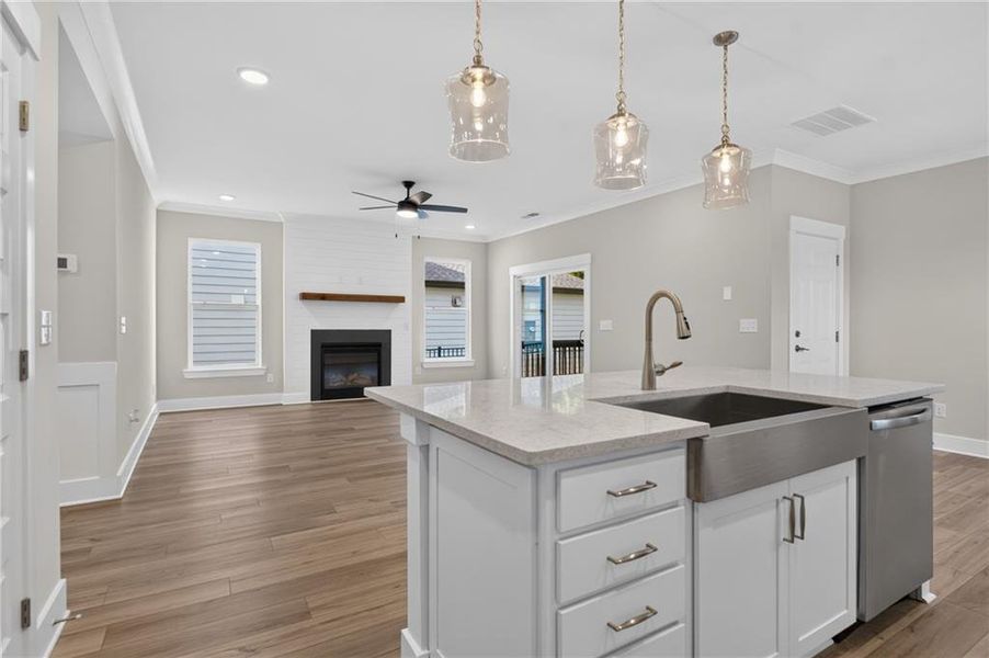 Furnished interior view inside a new home in Marble Tree, Ball Ground (Image 6).