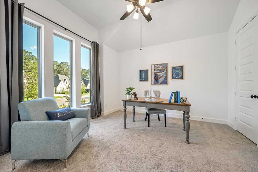 Furnished interior view inside a new home in Woodforest, Montgomery (Image 14).