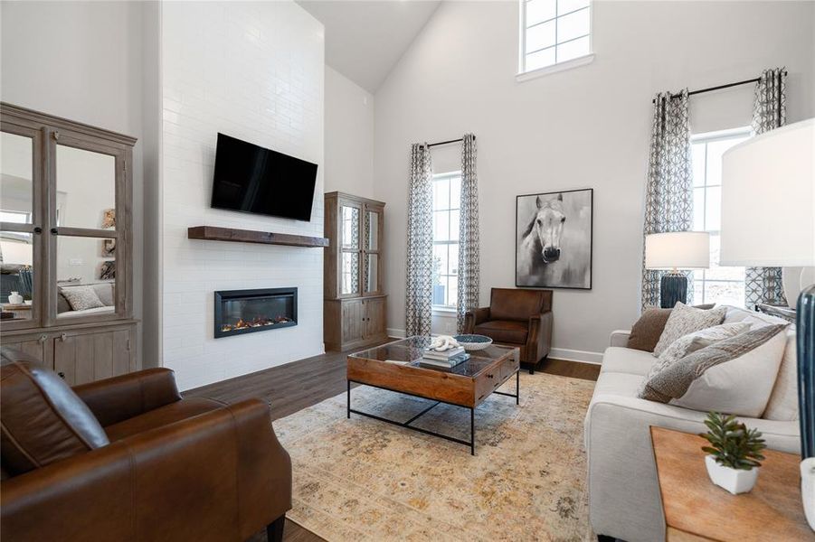 Beazer Homes Wildflower Ranch Brenham Floorplan. This is not a photo of the actual home, but is a photo of the Brenham floorplan.