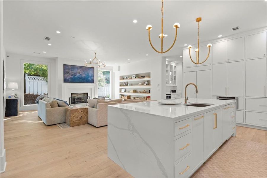 Furnished interior view inside a new home in , Brookhaven (Image 41).