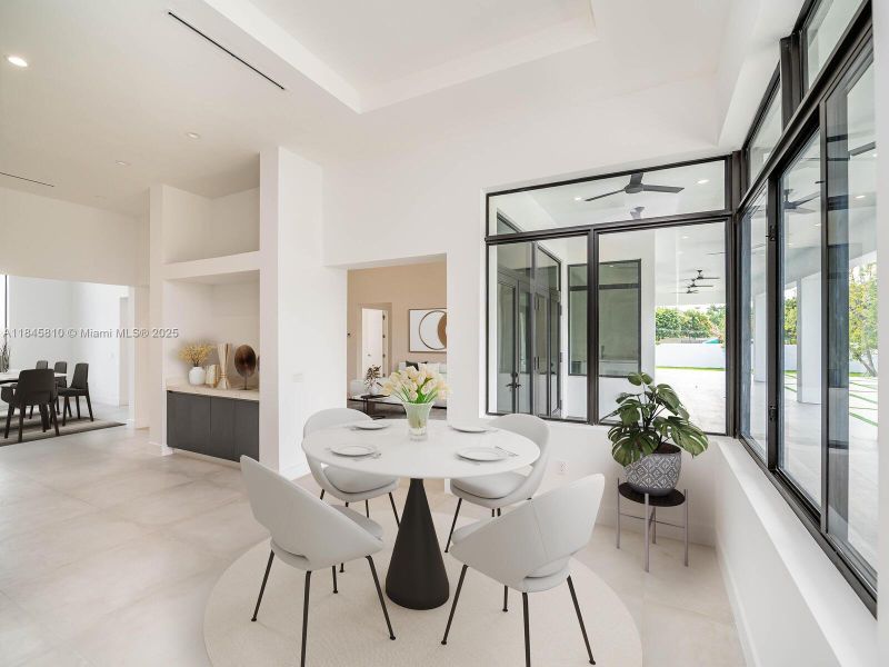 Furnished interior view inside a new home in , Miami (Image 6).