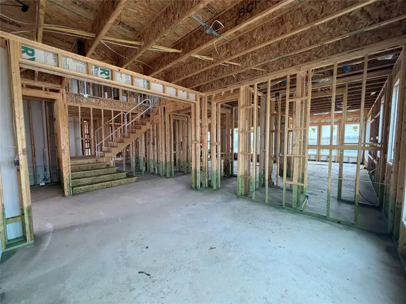 In-progress construction of a new home in Lariat, Liberty Hill, TX (Image 8).