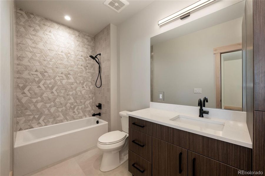 Upper bedroom #3 with en suite full bath