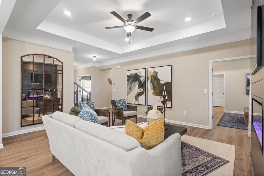 Furnished interior view inside a new home in Maddox Station, Eatonton (Image 14).