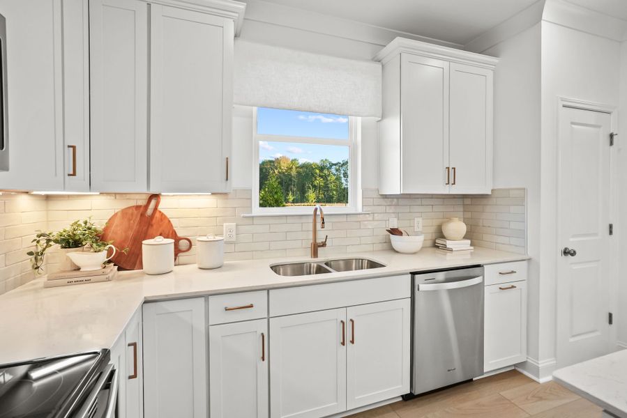 Representative furnished interior of a home built from the Compass by Del Webb in Del Webb Carolina Ridge, Midland (Image 9).