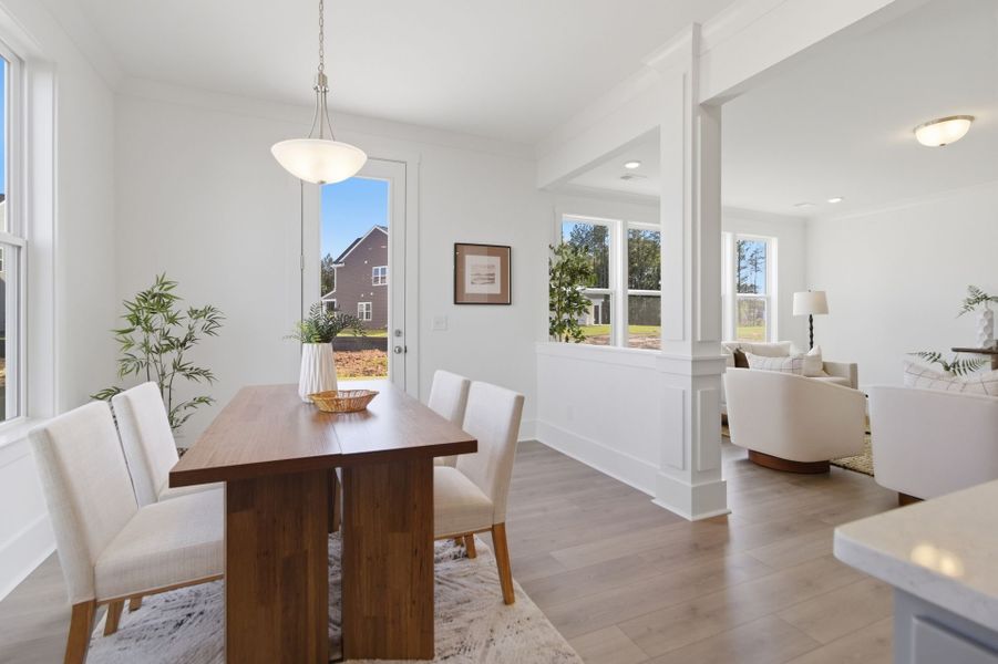 Furnished interior view inside a new home in Homecoming, Ravenel (Image 13).