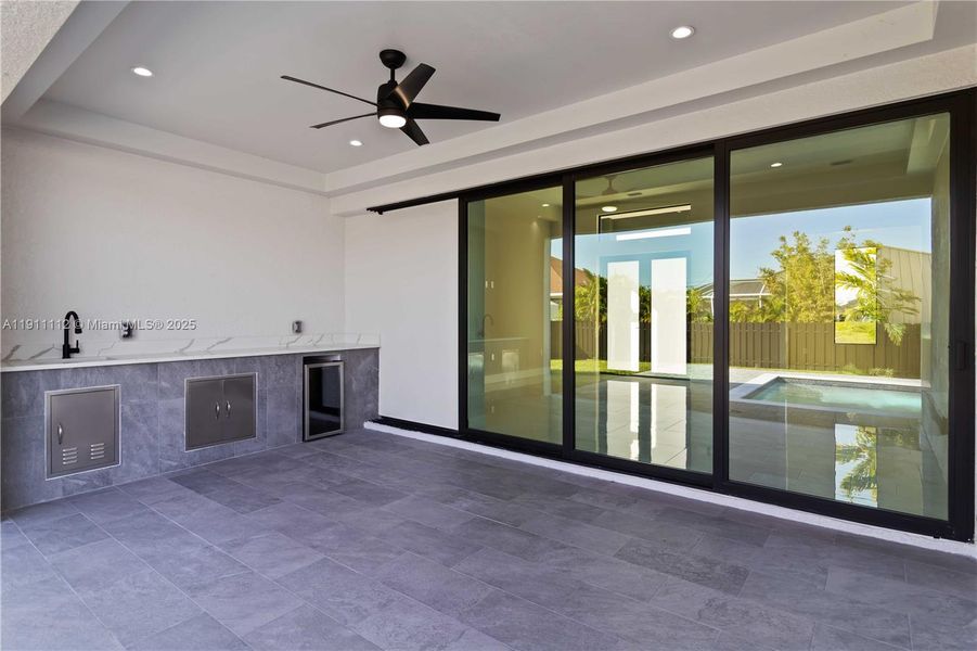 Exterior details and patio area of a home in , Cape Coral (Image 21). Exterior details and patio area of a home in , Cape Coral (Image 21).